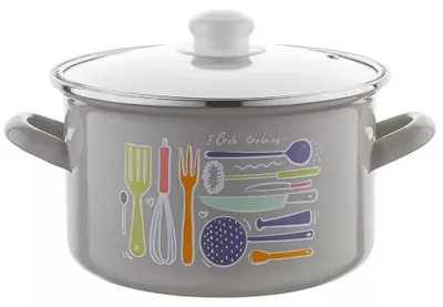Produktbild von Emalia Pleszew Staffio Emaille Topf 18cm 2.6L Induktion