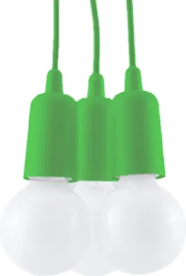Immagine prodotto di Lampadario MATERO verde 3xE27x60W in plastica, dimensioni: 100x10x10 cm, IP20, Pure Lume