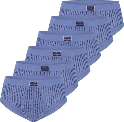 Produktbild von ESGE 6er Pack Jeans Slip / Unterhose Ohne Seitennähte, Weicher Komfortbund und Eingriff, Pflegeleicht und strapazierfähig