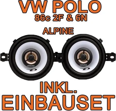 Produktbild von Alpine Lautsprecher für VW Polo Amaturenbrett - justSOUND