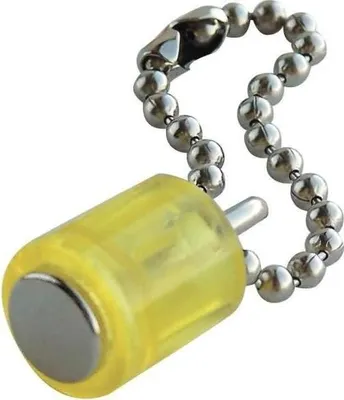 Produktbild von Magnet Power Zylinder + Kette 14x25mm VE=40 Stück kristallgelb