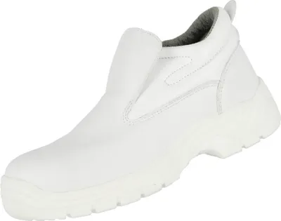 Produktbild von Sicherheitsslipper S2 Nitras Clean Step Mid SL - Gr. 48 - Kunstleder - weiß