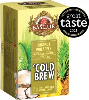 Image de Basilur-COLD BREW - COCO ET ANANAS Sachets - 20 x 2 g