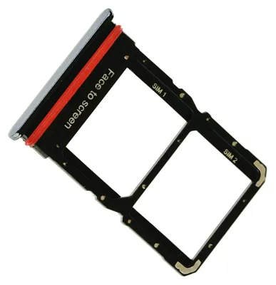 Produktbild von Xiaomi Mi 10 lite Sim Karten Halter Tray Fach (Grey), Grau