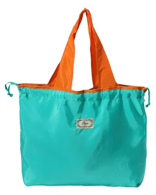 Produktbild von Faltbare Einkaufstasche, wiederverwendbarer Einkaufsbeutel mit Kordelzug, umweltfreundliche, tragbare Tragetasche, waschbare Nylon-Schultertasche für Gemüse, Obst und kleine Gegenstände