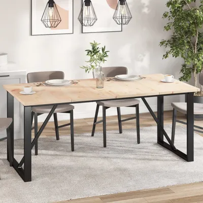 Produktbild von Möbel Tischplatten 4 Stk. 90x45x2,5 cm Rechteckig Massivholz Kiefer - Tischplatten 847435