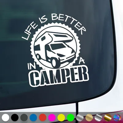 Wohnmobil Aufnäher 75x75mm - Camping Patch Zum Aufbügeln Oder Annähen