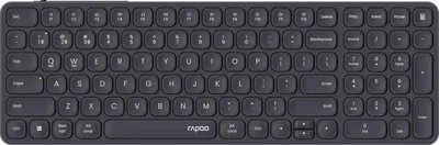 Zdjęcie produktu dla Rapoo E9710M, Bezprzewodowy, RF Wireless + Bluetooth, QWERTZ, Ciemny Szary
