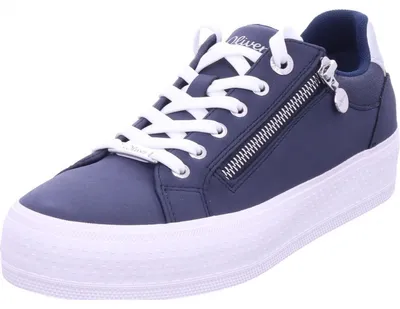 Produktbild von s.Oliver  Damenschuhe Schnürschuhe Sportive Blau Freizeit, Schuhgröße:38 EU
