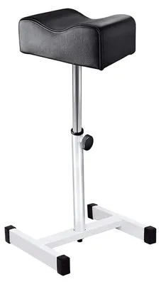 Fußstütze für Pediküre, höhenverstellbar, schwarz