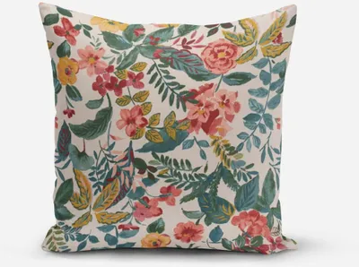 Produktbild von SCHÖNER LEBEN. Kissenhülle STUDIO G Panama Posy Blush bunt Größe 50x50cm (HxB) 50x50cm (HxB) Größe