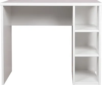 Produktbild von Schreibtisch 35, Farbe: Weiß - 75 x 91 x 50 cm (H x B x T)