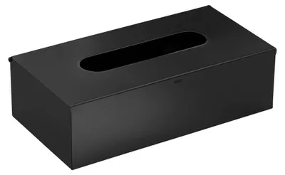 Zdjęcie produktu dla Podajnik ręczników papierowych do zawieszenia 250x75x130 mm, czarny matowy