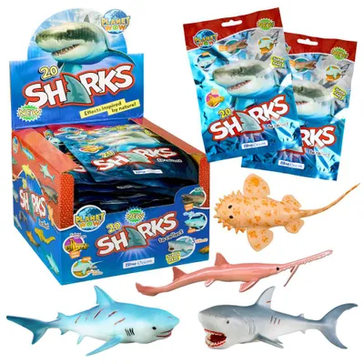 Produktbild von Blue Ocean Sharks Sammelfiguren 2026 - Planet Wow Hai Figur - 1 Display