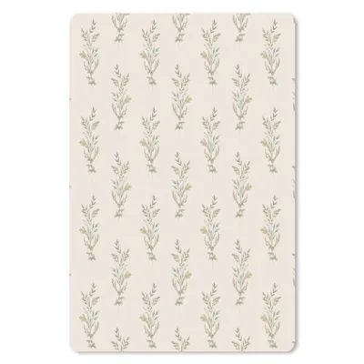 Produktbild von MuchoWow® Mauspad Mousepad Blätter - Vintage - Pastell 40x60 cm - Mousepads - Maus Mat - Pad - Mausunterlage - Schreibtisch Accesoire
