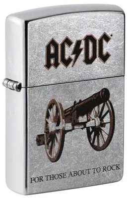 Immagine prodotto di Accendino Zippo AC/DC cromato For Those About Rock accendino antivento