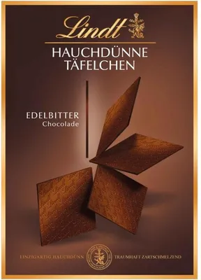 Image de Lindt Tablettes ultra-minces Edelbitter 125g