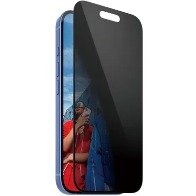 Produktbild von PanzerGlass ® 2-Way Privacy Displayschutz iPhone 16 | 15 | Ultra-Wide Fit m. EasyAligner, Apple, Apple - iPhone 16, Apple - iPhone 15, Trockene Anwendung, Kratzresistent, Schockresistent, Transparent, 1 Stück(e)