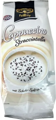 A bag of Krüger Family Stracciatella Cappuccino.