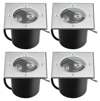 Productafbeelding van Led-vloerverlichting voor buiten, rond, 1000 kg belastbaar, warmwit