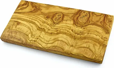 Produktbild von KeboLiv Rechteckiges Schneidebrett/Frühstücksbrett aus Olivenholz, 30x15 cm