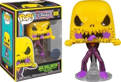 Immagine prodotto di Statuetta Funko POP Disney 808 Jack Skellington blacklight Special Edition