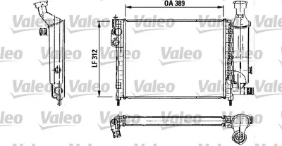 Produktbild von VALEO 730492 Kühler Wasserkühler Motorkühler