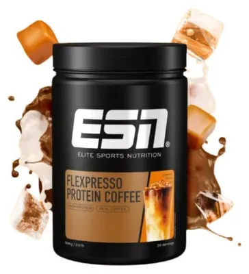 Produktbild von ESN Flexpresso Protein 908g - Caramel Flavor