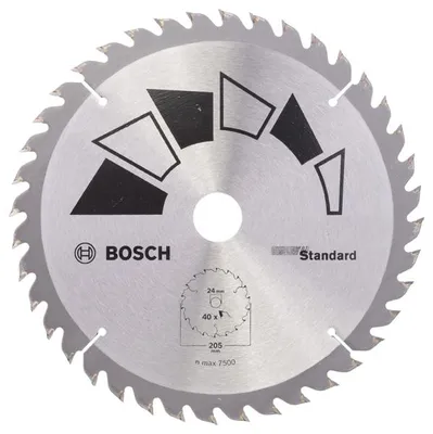 Produktbild von Kreissägeblatt STANDARD D= 205 mm; Bohrung= 24/20 mm; Z= 40