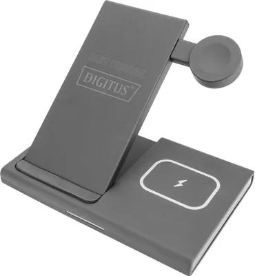 Obrázok produktu pre DIGITUS 3 in 1 Ladestation, faltbar, wireless