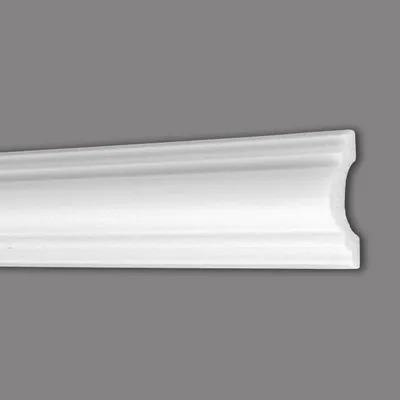 Produktbild von PROVISTON | Zierleiste Polystyrol | 26 x 58 x 2000 mm | Weiß | Wandleiste