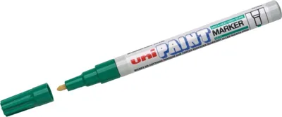 Produktbild von Lackmalstift Uni-Paint PX-21 1-1,5 mm grün Packung mit 12 Stück