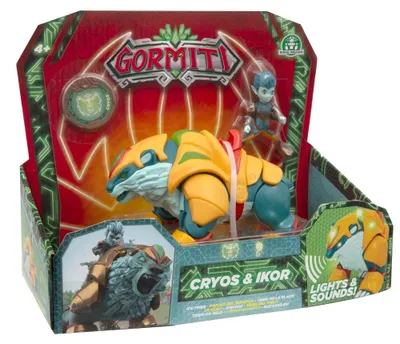Actionfigur Gormiti Hyperbeasts Deluxe Cryos, 15 cm