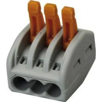 Obrázek produktu pro Heidemann Wago zásuvná svorka 2pólová 2,5 ², 5 kusů sáček s R, (svorka)