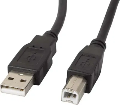 Zdjęcie produktu dla Lanberg Kabel Usb-A(M)->Usb-B(M) 2.0 1.8M Schwarz