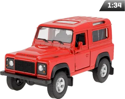 Immagine prodotto di Modello 1:34, Land Rover Defender, rosso