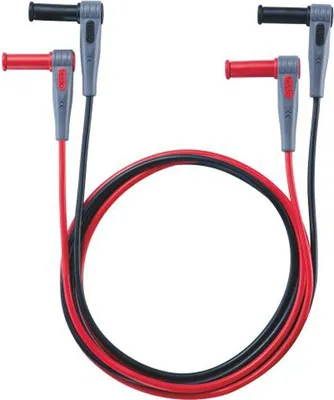 Produktbild von testo - 0590 0014 - Messleitungsverlängerungen (abgewinkelter Stecker) - 1 Satz