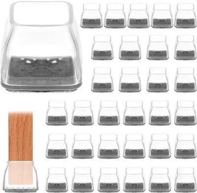 Produktbild von Famanu Stuhlbeinschoner 31-40 mm mit Filzgleitern - 32er Set