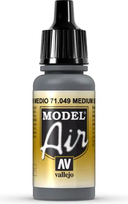 Produktbild von Vallejo 71.049, Grau, Acrylfarbe, Flüssigkeit, 17 ml, 1 Stück(e)