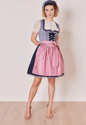 Produktbild von Krüger Damen Mini Dirndl 411067 blau 38