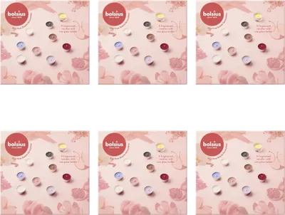 Produktbild von Bolsius - Geschenkset - Teelichter - 9 Stück pro Packung - Vorteilspack - 54 Stücke - 6 Verpackung