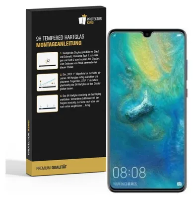 Produktbild von 2x 9H Hartglas für Huawei Mate 20X Displayschutz Schutzglas Schutzfolie Panzerfolie Panzerglas Displayglas Tempered Glasfolie Sicherheitsglas Echtglas