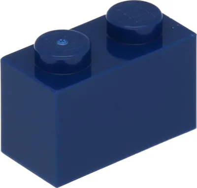 Produktbild von Lego® 100 Stück 3004 Stein Brick 1x2 Part Basic Steine 100 Dunkelblau