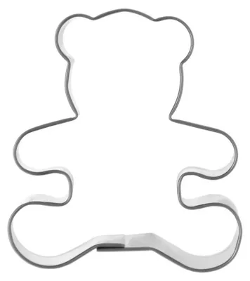 Obrázek produktu pro Forma na sušenky/koláče – forma na pečení – nerezová ocel – rozměr 5,5 cm – stříbrná