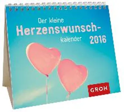 Produktbild von kleine Herzenswunschkalender 2016 Mini-Kalender