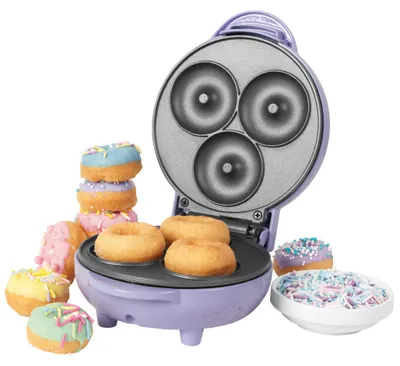 Produktbild von Petra Mini-Donut-Maschine - 550 W, leicht zu reinigen & mit Antihaftplatten, bac