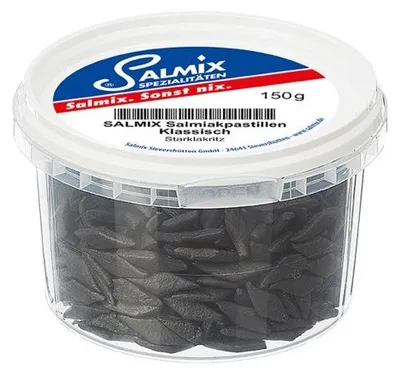 Produktbild von Salmix Salmiakpastillen N, 150 g Pastillen