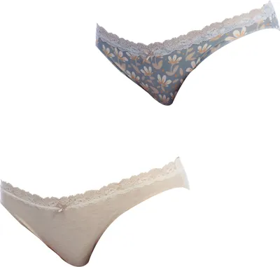 Produktbild von Janira Pack-2 Mini Coquettes Baumwollhöschen 1032356 für Damen