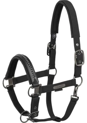 Produktbild von Eskadron Halfter Softshell Pearls Double Pin black Platinum 2025, Größe:W
