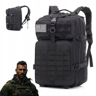 Produktbild von Evakuierungsrucksack 50 l Survival-900D, Molle, zahlreiche Taschen, militärisch